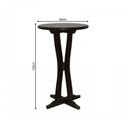 Ver imagem 5 de Conjunto Bistrô Anatômico Imbuia com 2 Banquetas Estofado Marrom para Área Gourmet