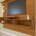 Ver imagem 2 de Painel para Tv até 55 Polegadas com 2 Portas e 4 Nichos Celine
