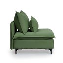 Ver imagem 5 de Sofá Modular com Encosto Pé Metal Sôma CabeCasa MadeiraOriginals Verde