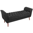Ver imagem 4 de Recamier Grecia 150cm Suede Preto MPassos