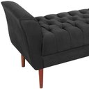 Ver imagem 5 de Recamier Grecia 150cm Suede Preto MPassos