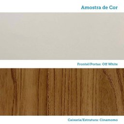 Guarda-roupa Casal 264cm 2 Portas de Correr com Espelho 100% Mdf Siena Espresso Móveis - 11