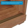 Guarda-roupa Casal 264cm 2 Portas de Correr com Espelho 100% Mdf Siena Espresso Móveis - 9