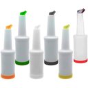 Ver imagem 1 de 6 Garrafas Store'n Pour 1l Coloridas Sucos Licores Drinks Bartender Mixologista