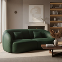 Ver imagem 2 de Sofá Sala Nuvem 190 Cm Conforto Premium Decorativo Orgânico:courino Sintético Verde