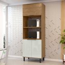 Ver imagem 1 de Paneleiro Torre Quente 2 Fornos Toscana Espresso Móveis