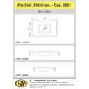 Ver imagem 2 de Pia Sintética para Cozinha 85x50 Cm