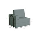 Ver imagem 5 de Sofá Cama À Vácuo 1 Lugar Linha Modular Flip Magic Yescasa