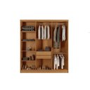 Ver imagem 2 de Guarda-Roupa 6 Portas 2 Gavetas MDF Logan