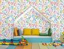 Ver imagem 1 de Papel de Parede Infantil - Letras Divertidas Arte Destaque 3 Metros
