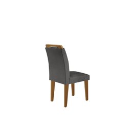 Mesa Clarice 120 Tp Mdf Vidro/canto Reto 4 Cad Valentina - 6