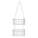 Ver imagem 1 de Porta Shampoo Duplo Branco 170 Mm Pxd Aramefício