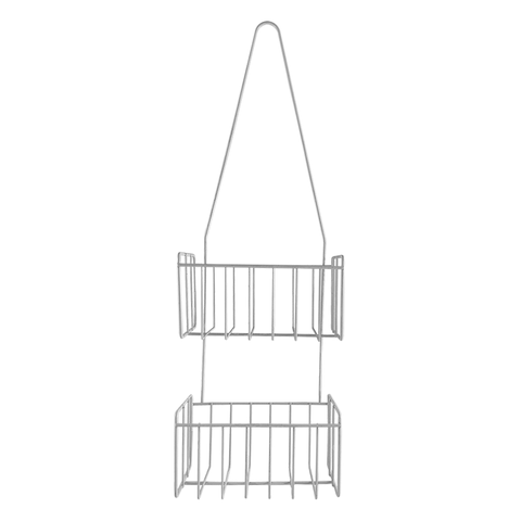 Porta Shampoo Duplo Branco 170 Mm Pxd Aramefício