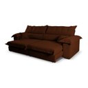 Ver imagem 3 de Sofá Retrátil e Reclinável 3 Lugares 240cm Boucle Ravena