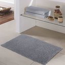 Ver imagem 5 de 2 Tapete De Banheiro Bolinha 38x48 Antiderrapante Cinza