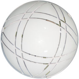 Plafon Moderno Solaris Vidro Curvo Tema Cine 360 250mm - 1