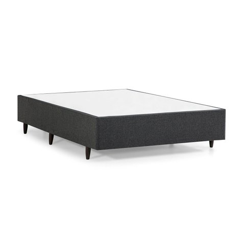 Base Box Casal 138x188x28cm Meditare Preto Herval