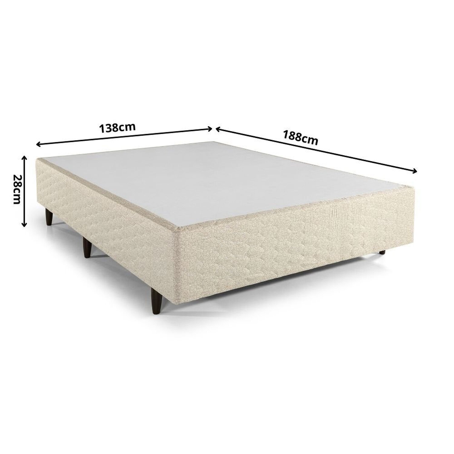 Base Box Casal 138x188x28cm Favo - 2