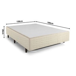 Base Box Casal 138x188x28cm Favo - 2