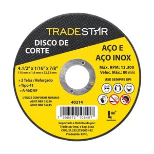 Kit C- 100 Disco de Corte Metal 4.1-2 115x1,6 Mm