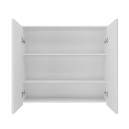 Espelheira de Banheiro Nature Estilare - 90cm Branco - 3