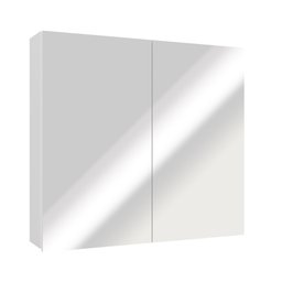 Espelheira de Banheiro Nature Estilare - 90cm Branco - 1