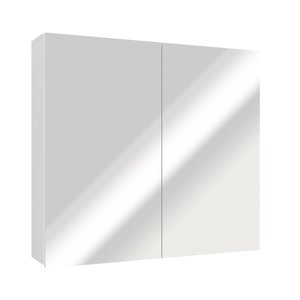 Espelheira de Banheiro Nature Estilare - 90cm Branco