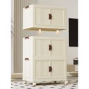 Ver imagem 5 de Armario Dobravel Empilhavel 3 Andares Multiuso Cozinha Lavanderia Casa Sala Quarto Organizaçao