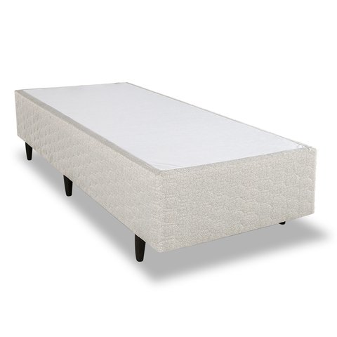 Base Box Solteiro 96x203x28cm Favo Bege Herval