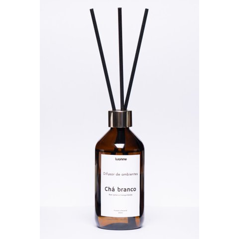 Difusor de Ambientes Chá Branco Vidro 200ml