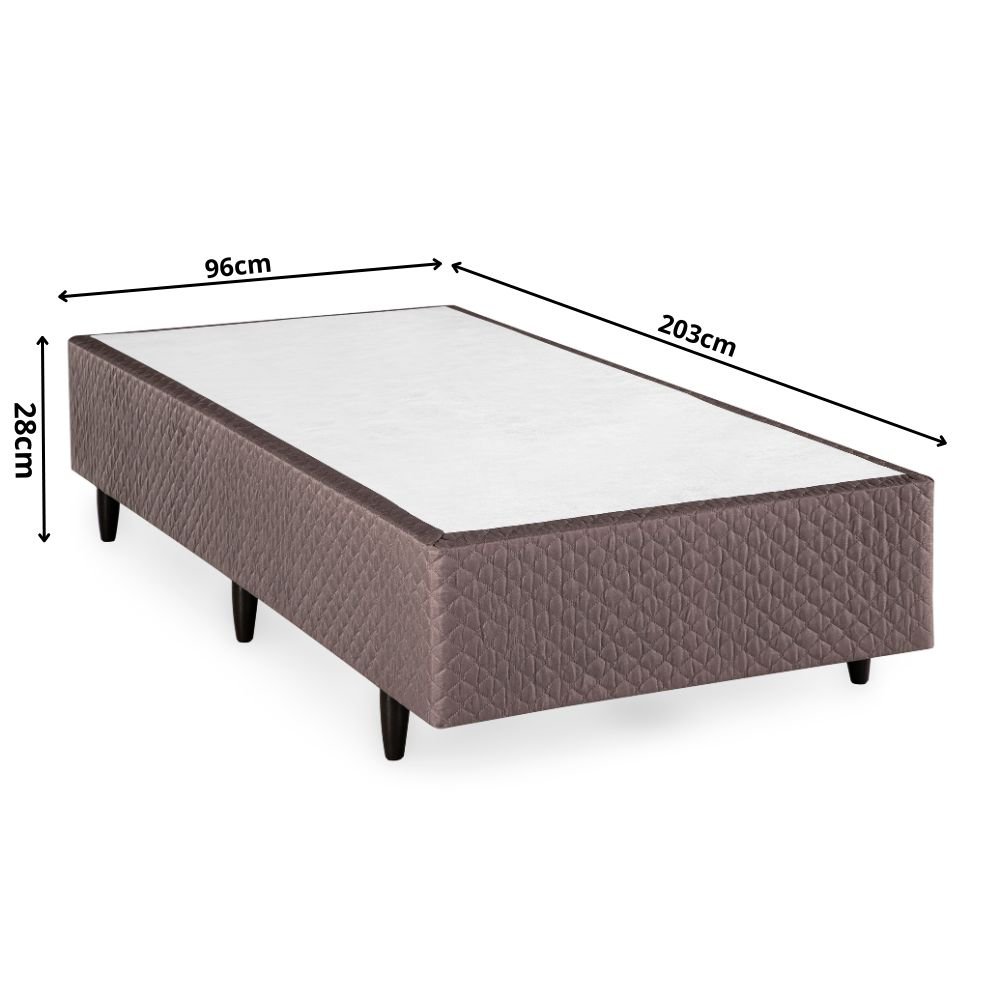 Base Box Solteiro 96x203x28cm Idea Cobalt Herval - 3