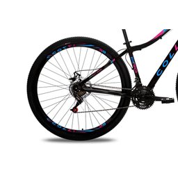 Colli Bike, Paris, Aro 29 Aero, Quadro Rebaixado Tam.15,5, Aço Carbono, 36 Raias, 21 Velocidades, Su - 3