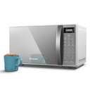 Ver imagem 3 de Micro-ondas Panasonic Tecnologia Pega Fácil 21l Branco Espelhado - St27lwru 110v