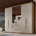 Ver imagem 2 de Guarda-roupa Casal 6p Giardino