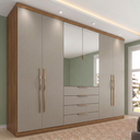 Ver imagem 2 de Guarda-roupa Casal 6p Giardino