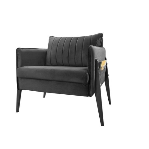 Poltrona Decorativa Mila Medeira Maciça