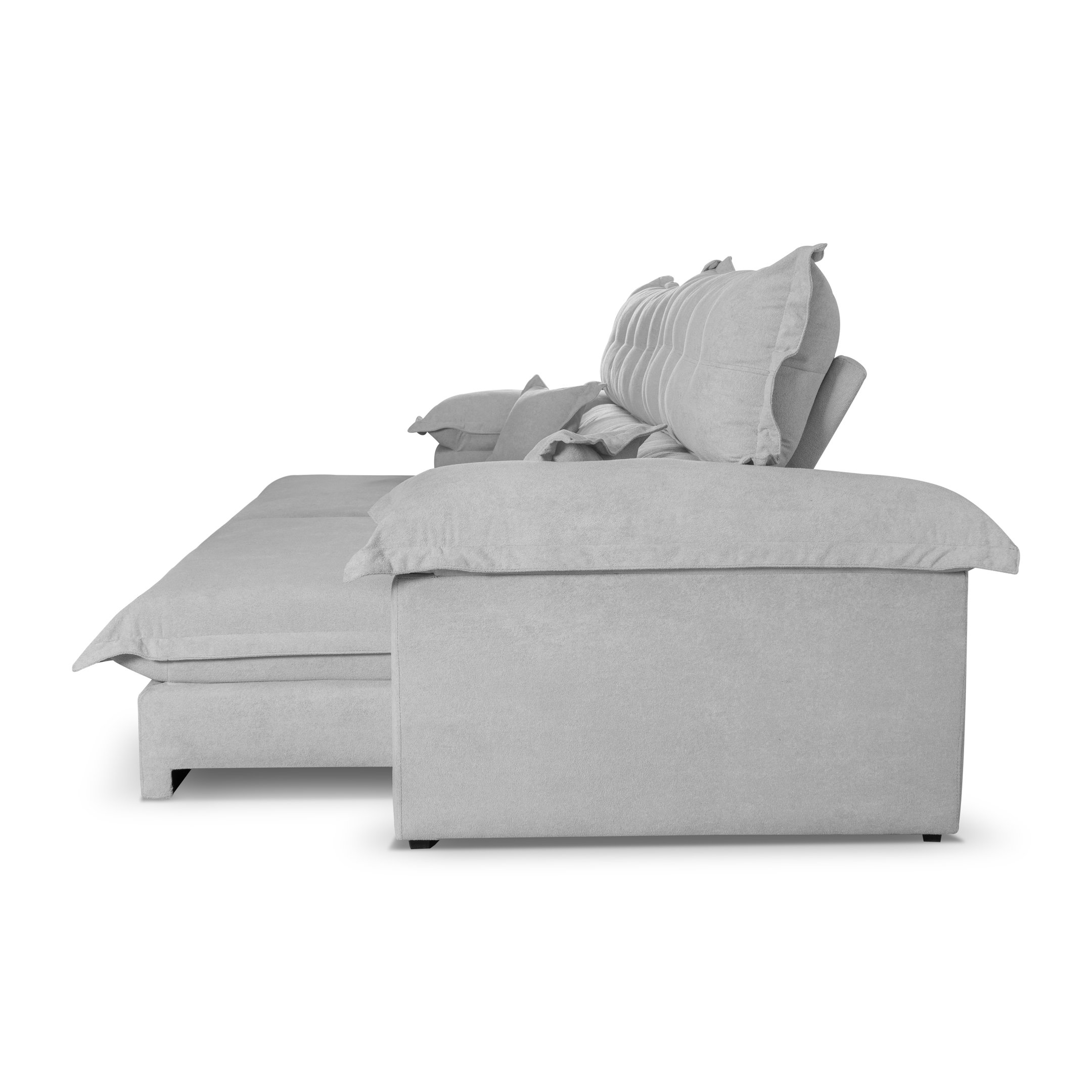 Sofá Retrátil e Reclinável 3 Lugares 240cm Boucle Ravena - 7