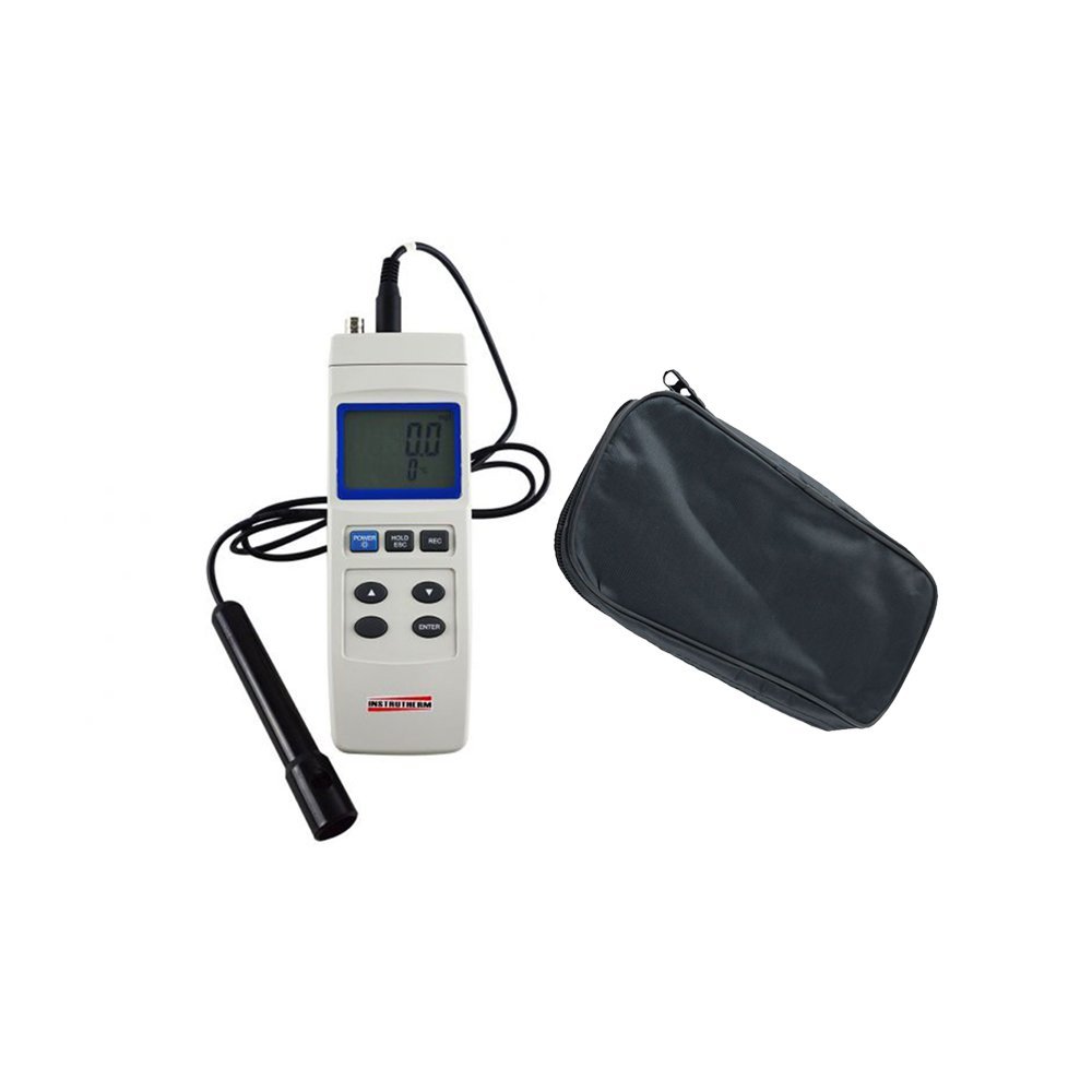 Kit Medidor Ph Digital Sensor Condutividade Oxigênio Salinidade Tds Dureza Ph-1500 Portátil Estojo T