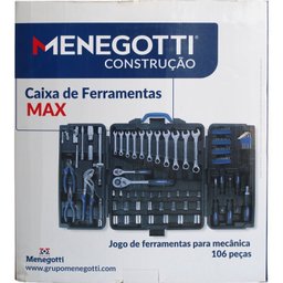 Caixa de Ferramentas Max 106 Peças Menegotti - 3