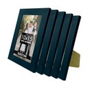 Ver imagem 1 de Kit 5 Porta Retrato 10x15 A6 Apoio Decorativo Moldura Acetato Foto Decor:preto