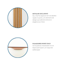 Ver imagem 5 de 906157 Cômoda Infantil 100% MDF 4 Gavetas 1 Porta Ripado Ayla Off White