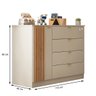 Cômoda de Bebê Infantil 1 Porta 4 Gavetas 100% MDF Ayla - 6