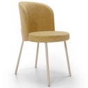 Ver imagem 5 de Kit 5 Cadeiras Sala de Jantar Estofada Gavi Arena L02 Couríssimo Fendi - Lyam Decor