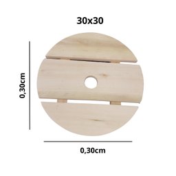 Suporte para Vaso de Planta Penafort Redondo 30x30 - 5