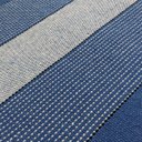 Ver imagem 2 de Tapete para Cozinha Azul Listra Preta Passadeira Jogo 3 Peças