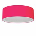 Ver imagem 3 de Plafon Cilíndrico Duplo Vivare Md-3037 Cúpula em Tecido 60x25cm - Bivolt Rosa-pink 127/220v