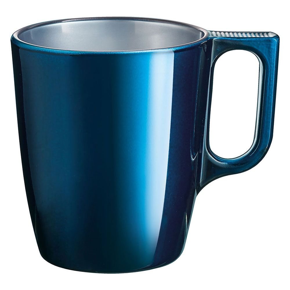 Caneca de Vidro Temperado Azul Luminarc Para Café Chá 250ml - 1