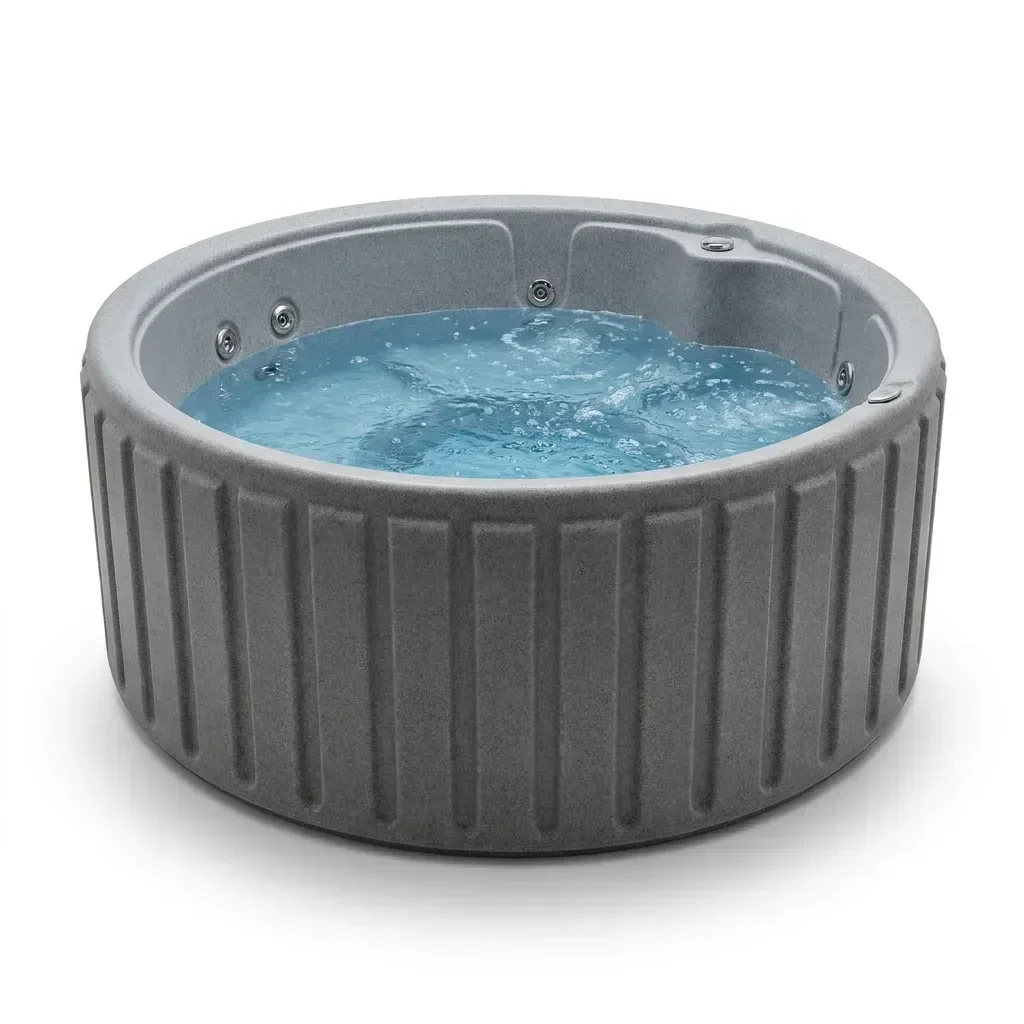 Ver imagem 5 de Spa Hidromassagem Portátil Eco Top Line Ouro Fino com Aquecedor, Cromoterapia LED e Smart Home 5 Lugares Cinza 220V