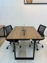 Ver imagem 5 de Plataforma 2 Lugares Castanho Tannat Pé de Aço 15mm