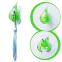 Ver imagem 1 de Kit 4 Suporte Organizador Dispenser Porta Escova de Dente:verde